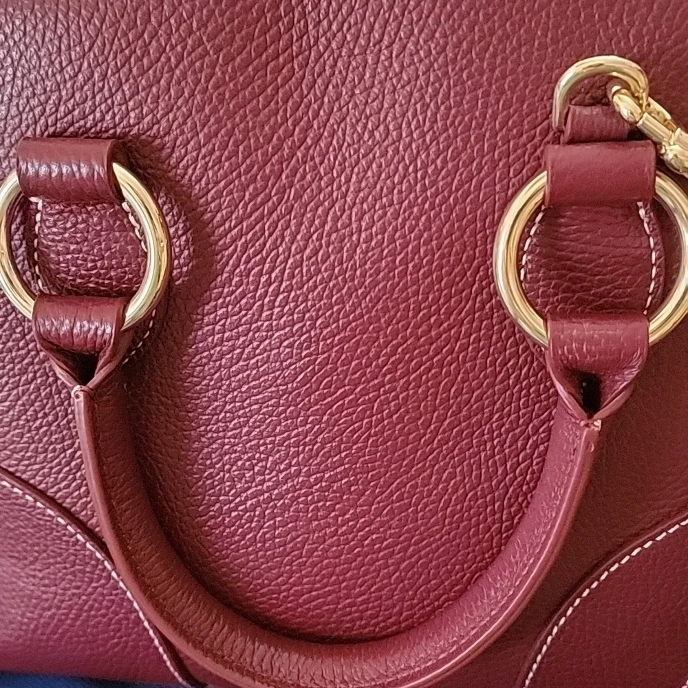 Dooney & Bourke Lucca Leather Satchel - Picture 10 of 13